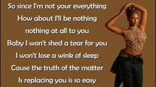 Beyoncé - Irreplaceable (Lyrics)