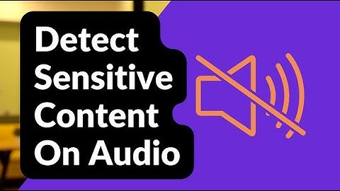 How to do content moderation on audio files in Python