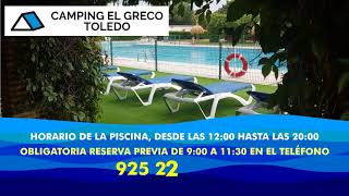 Piscina del Camping el Greco en Toledo
