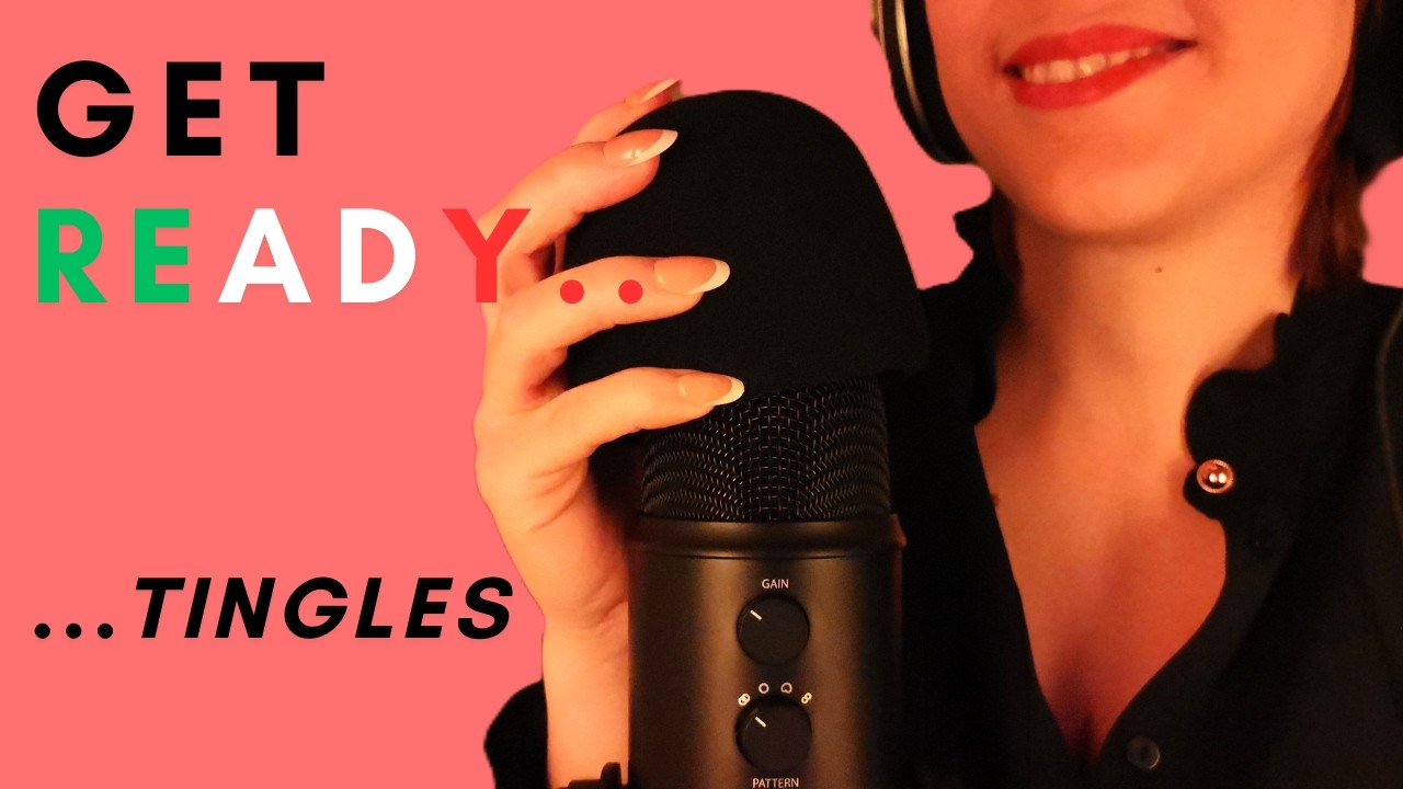 ASMR ITA - Mic Pumping Swirling  | Soft Spoken Countdown, Rubbing, for Sleep & Focus