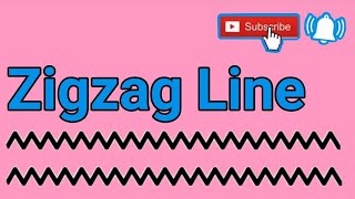 The Zigzag Line || Preschool || Learn with Nour