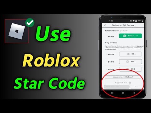 X 上的Buur：「Use star code BUUR while buying ROBUX or BC/TBC
