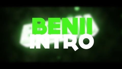 Benii Intro | By:VarikX | [C4D/AE] ... not my best.. maybe good xd [60FPS]