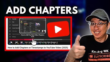 How to Add Chapters or Timestamps to YouTube Video (2025)