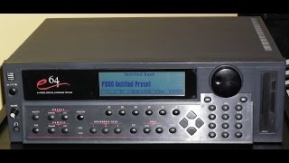 E-MU E64 CF card install