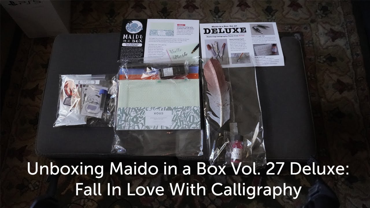 Unboxing Maido in a Box Vol. 27 Deluxe: Fall In Love With Calligraphy