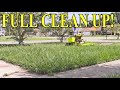 Lawn care vlog #53 Another tall grass OVERGROWN lawn MAKEOVER! for FREE!