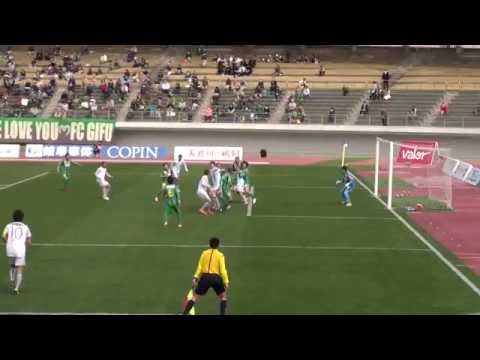 20140405 アビスパ福岡VS FC岐阜　坂田先制ゴール！
