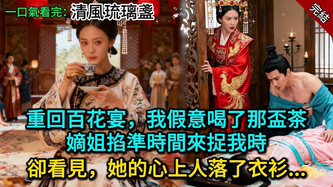 重回百花宴，我假意喝了那盃茶，嫡姐掐準時間來捉我時，卻看見，她的心上人落了衣衫......