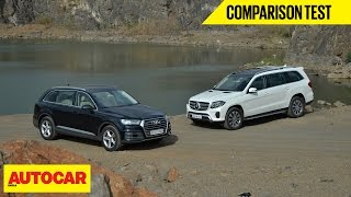 Audi Q7 VS Mercedes-Benz GLS | Comparison Test | Autocar India