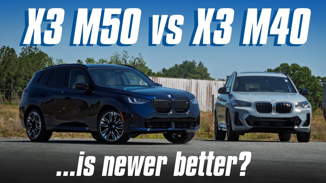 Comparing the new 2025 BMW X3 M50 vs the X3 M40i - YouTube