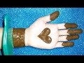 दुनिया की सबसे आसान मेहँदी ट्रिक || Mehndi design with comb in Easy and Simple way || Heart Mehandi