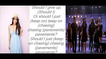 Chasing Pavements Glee lyrics