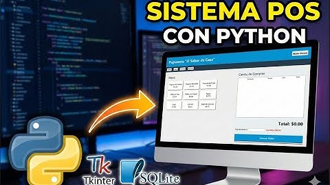 Sistema POS en Python para Pupusería 🍽️ | Demo Funcional y Tutorial Paso a Paso