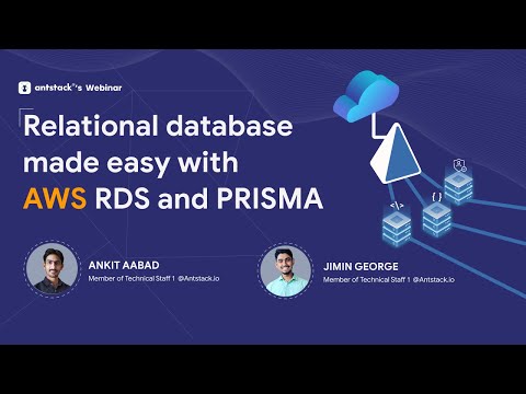 Webinar: Relational Database Made Easy with AWS RDS and Prisma.