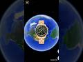 😀Giant clock found on google map and google earth #googlestreetview #shorts