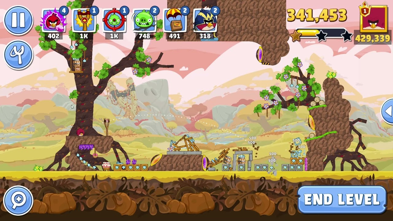 Angry Birds Friends Level 3 Tournament 1633 three stars NO POWER-UP walkthrough 2025-10-20