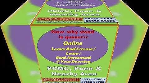 How to make Online Rent / Leave And License / Lease Agreement