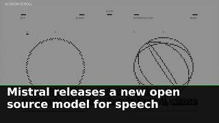 Mistral Drops Free Open-Source Voice AI — OpenAI Should Be Worried