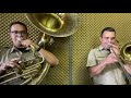 Dobrado Dois Corações - Cb. Freitas (Tuba Bb) e Cb. Celio (Trombone)