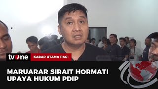 Maruarar Sirait Menanggapi Upaya PDIP Gugat KPU ke PTUN | Kabar Utama Pagi tvOne