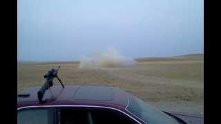 Big tannerite bomb in a Montana field