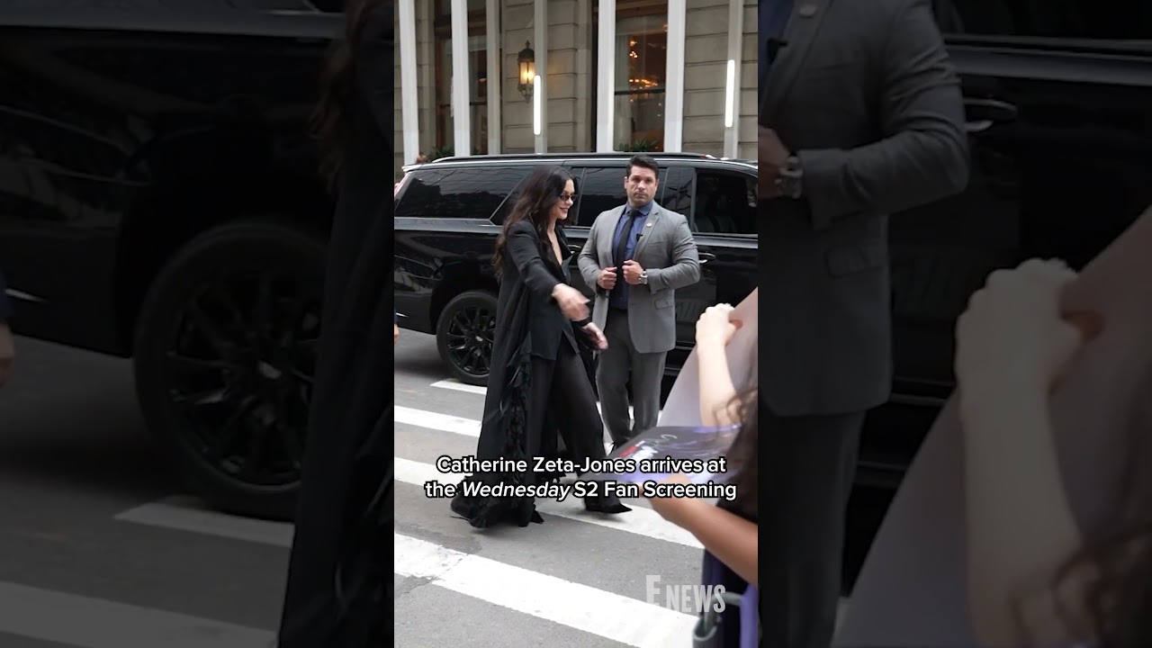 Catherine Zeta-Jones at the 'Wednesday' Season 2 Fan Screening
