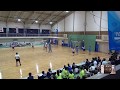 6日　ハンドボール女子　福島商業高校1コート　聖和学園vs帯広三条　2回戦
