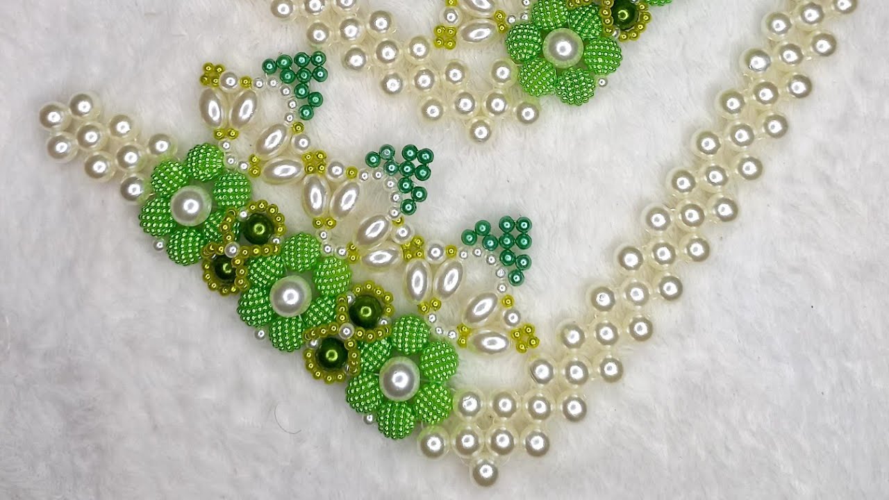 Trama de pérolas Jasmim🌺