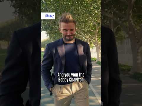 Beckham explains his special connection to sir bobby charlton ❤️