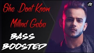 She Dont Know [Bass Boosted] Millind Gaba | New Songs 2019 | T Series | Latest Hindi Songs