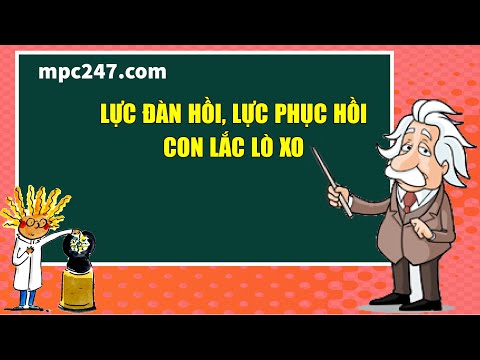 Video Lực đàn hồi, lực phục hồi của con lắc lò, vật lí 12 dễ... - youtube