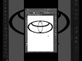 Toyota Logo Design In Adobe Illustrator Illustrator Tutorial Logo