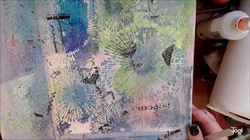 #mixedmediaarttutorials #tutorials #kellydonovan #knittingandthings #plaidcrafts