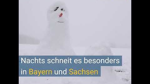Erster Wintereinbruch trifft Deutschland (12.11.2017)
