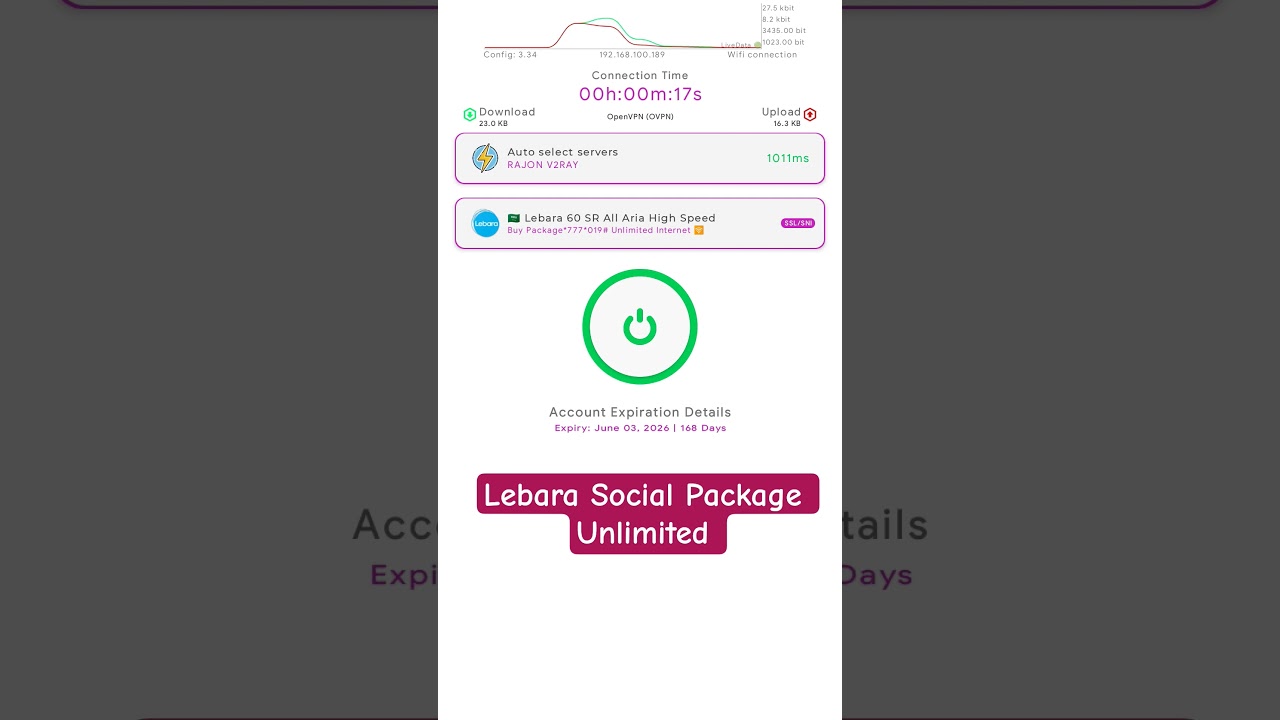 Lebara Social Package Unlimited internet 🛜 
