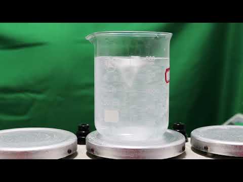 Polyacrylamide (PAM) water-soluble experiment