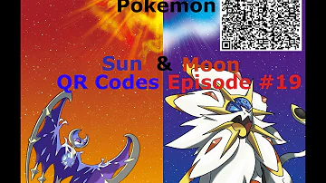 Pokemon Sun and Moon QR Codes Part 19