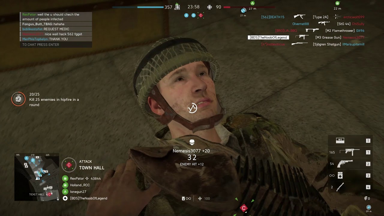 m3 grease gun is op BF5 YouTube