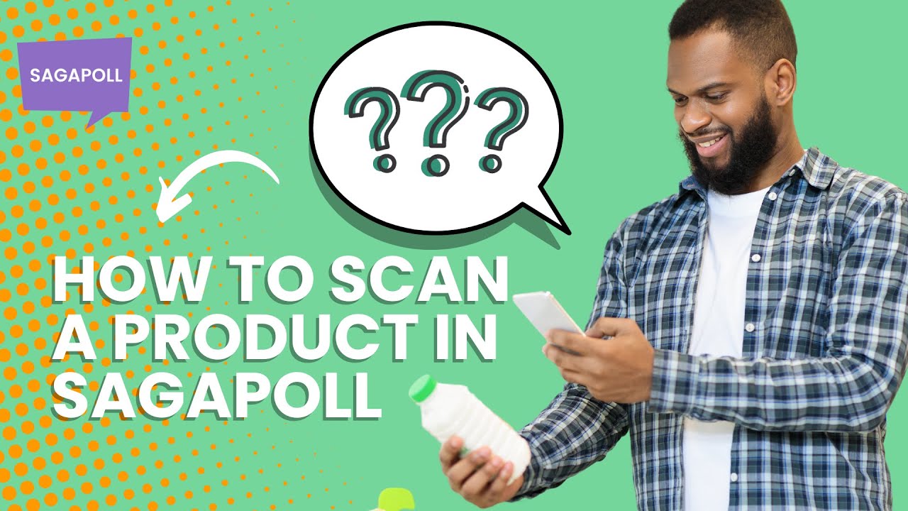 How to Scan a produit in the SagaPoll app