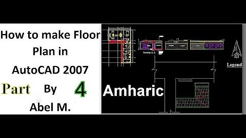 Part 4 Ground Floor Plan   Placing Window And Door  In AutoCad By Abel M