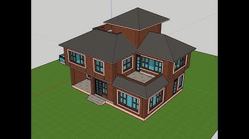 Home to  design Classical using Sketchup pro 2021 (Final Part)