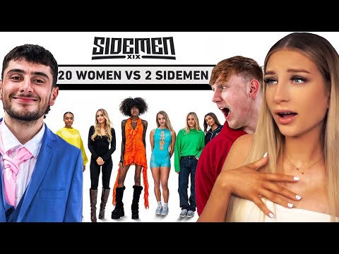 20 WOMEN VS 2 SIDEMEN: ANGRY GINGE & DANNY AARONS EDITION | JustMaddyx Reaction