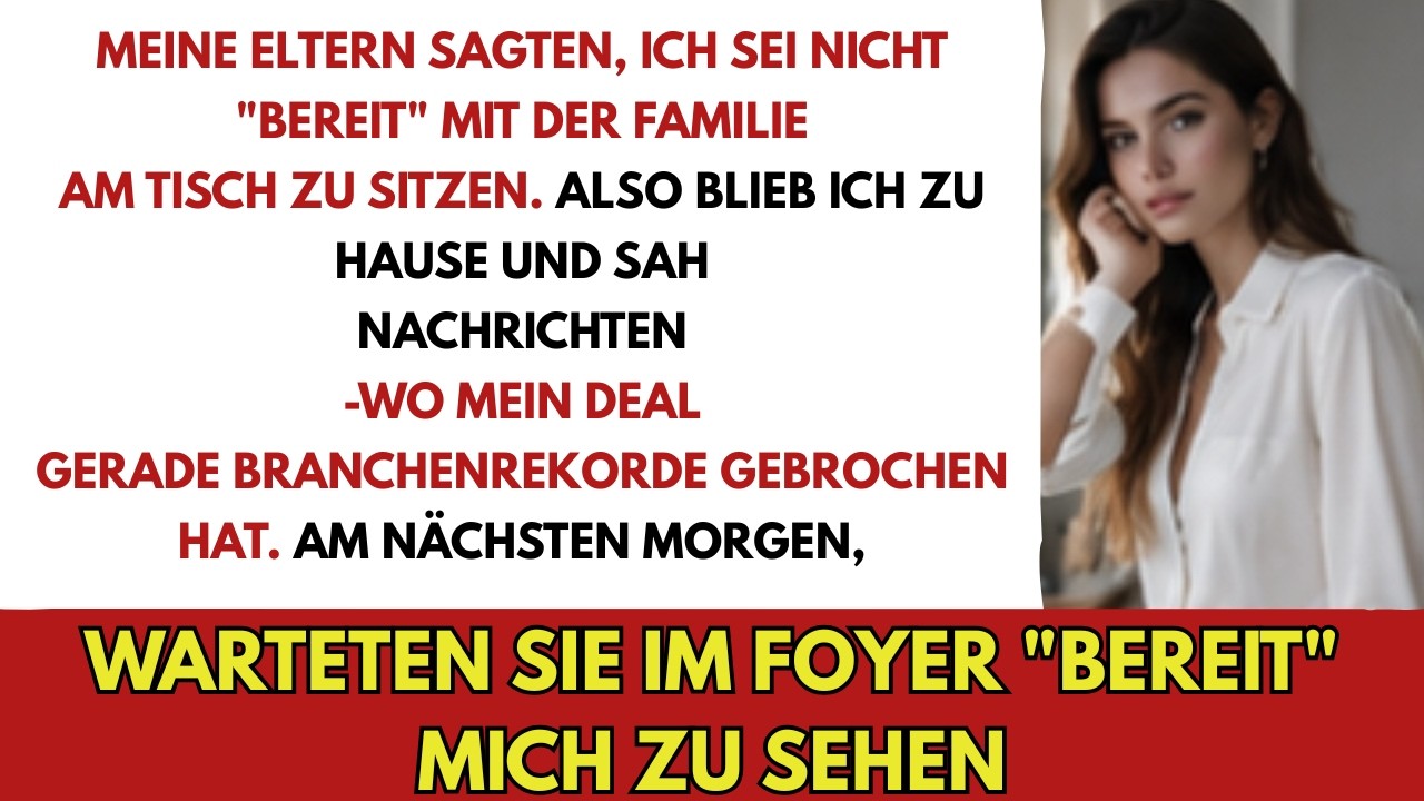 An Heiligabend saß ich allein in meinem Büro, wärend meine Famile mit Senatoren und CEOs anstoß. Meine Mutter hatte mrich am Telefon gesagt: „Du bist nicht bereit, mit uns am Tisch zu sitzen.“...