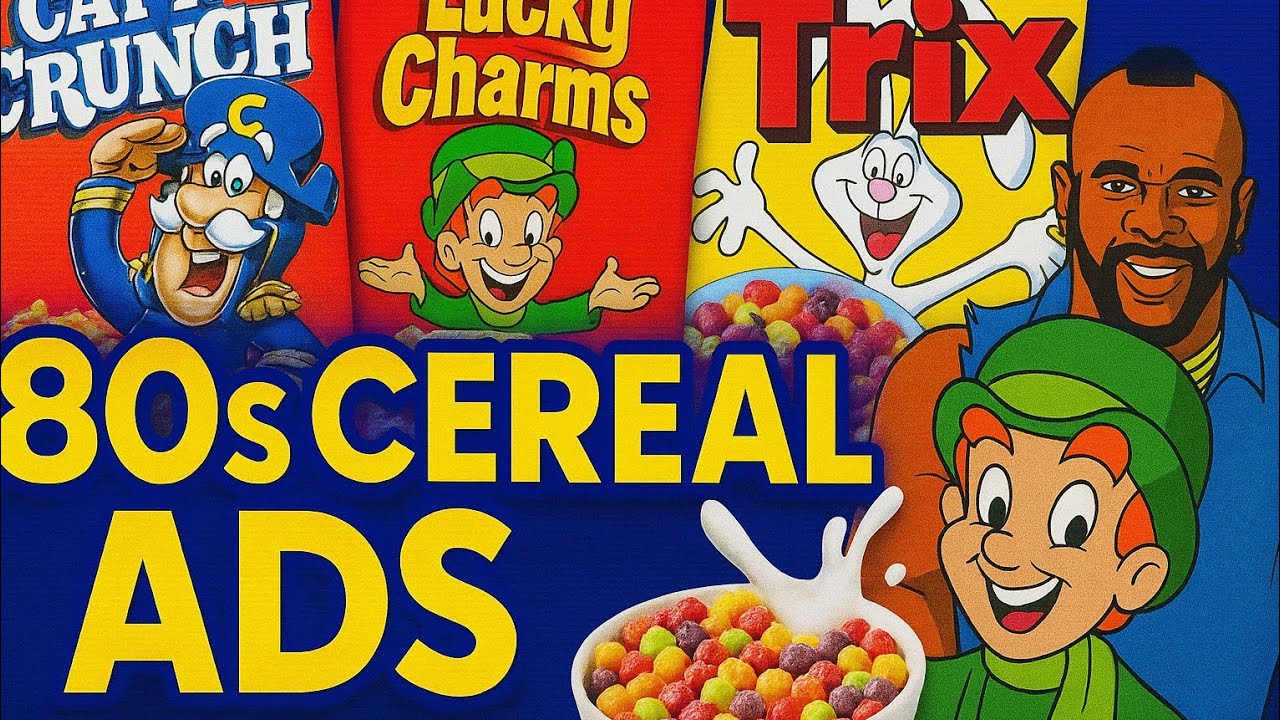 Classic 80s Cereal Ads Compilation Retro Breakfast Commercials