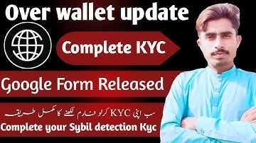 over wallet kyc | over wallet sybil detection | over wallet kyc kaise kare
