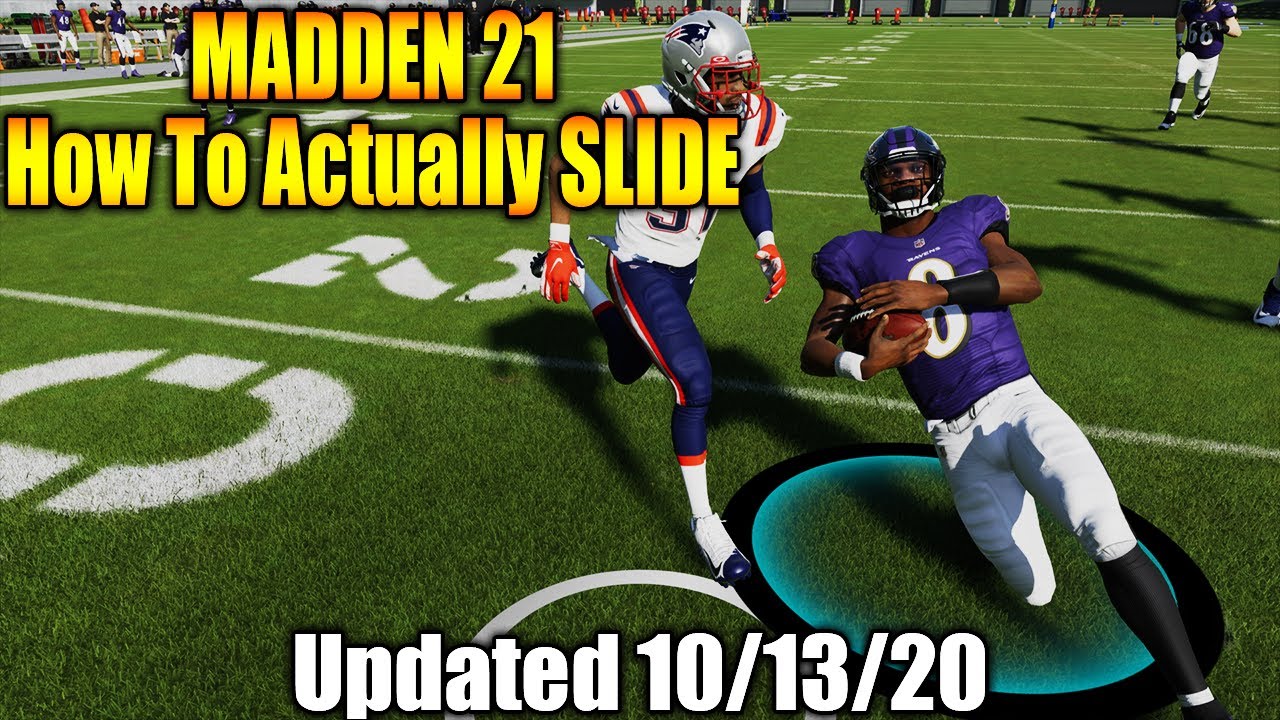 MADDEN 21 How To Actually SLIDE Updated 10/13/20 "Not Clickbait"