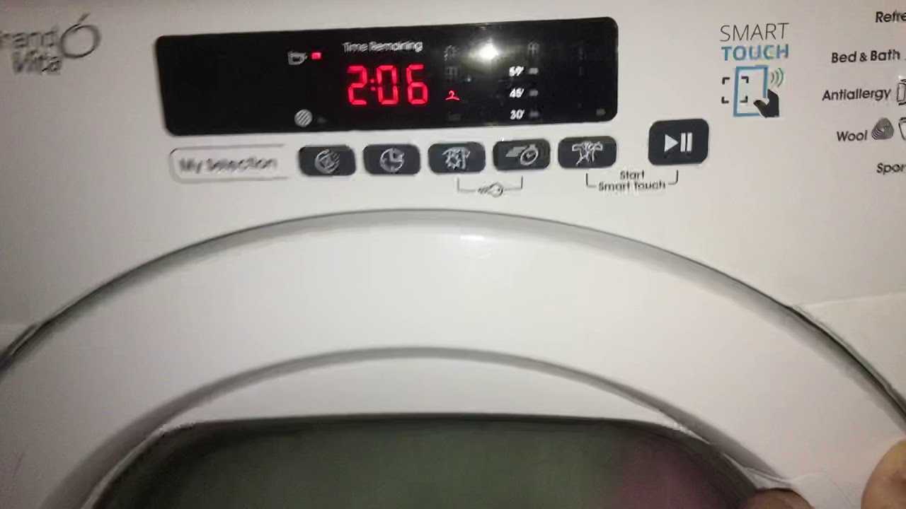 Candy Tumble Dryer 9kg: Empty Water Light