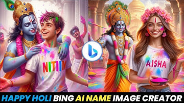 Radhe Krishna Happy holi ai photo editing 2024 | happy holi ai image kaise banaye