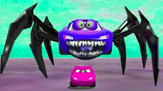 Live Compilation: Escape From McQueen Eaters Monsters  | McQueen vs Monsters Cars |  BeamNGDrive #11